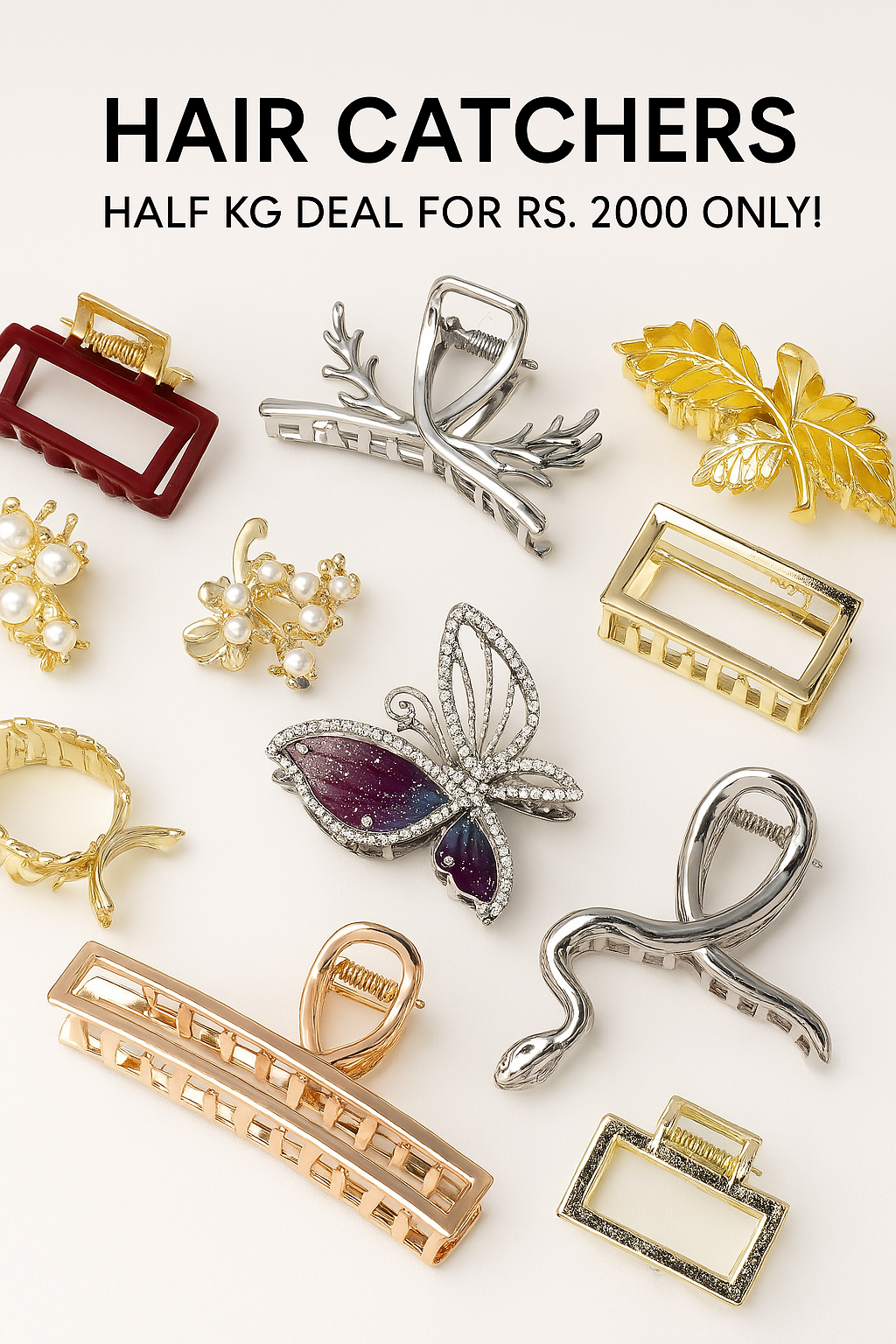 Hair Catcher Clips Half KG