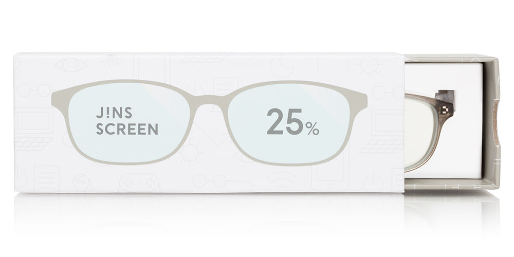 JINS SCREEN GLASSES 25%CUT Boxed U102 FPC-17A-102