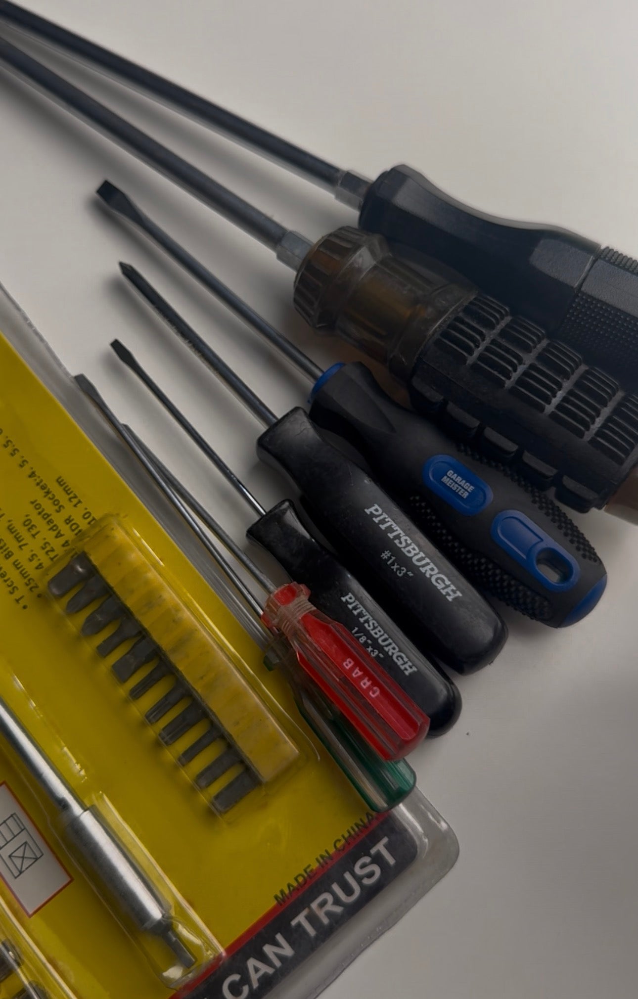 Chrome Screwdriver set + Tool kit