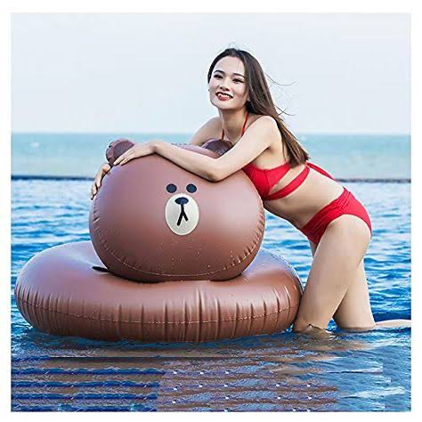 LINE FRIENDS BROWN SALLY Swimming Ring Tube
