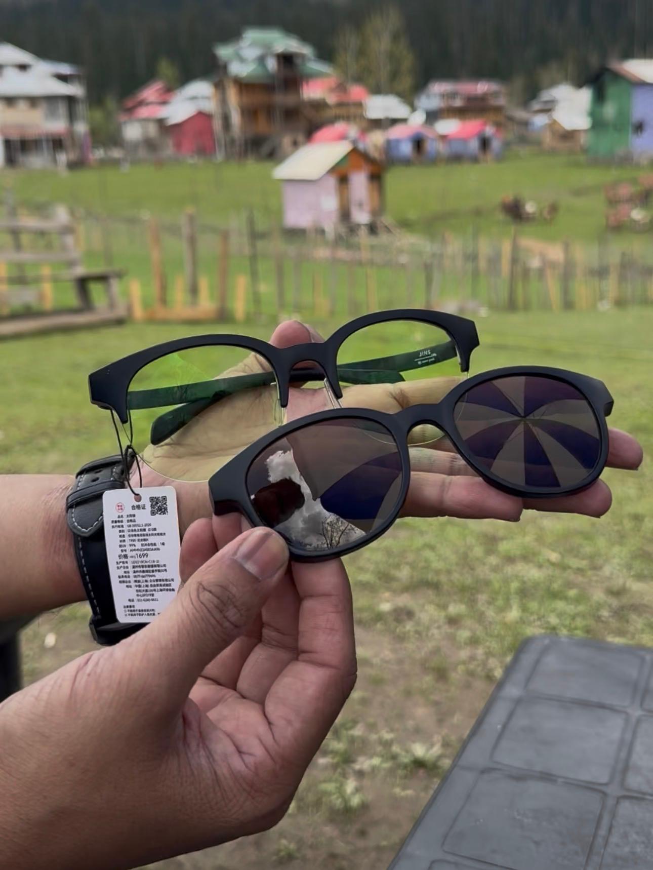 JINS  Polarized SUNGLASS+NIGHT VISION PRO SNOW PEAK