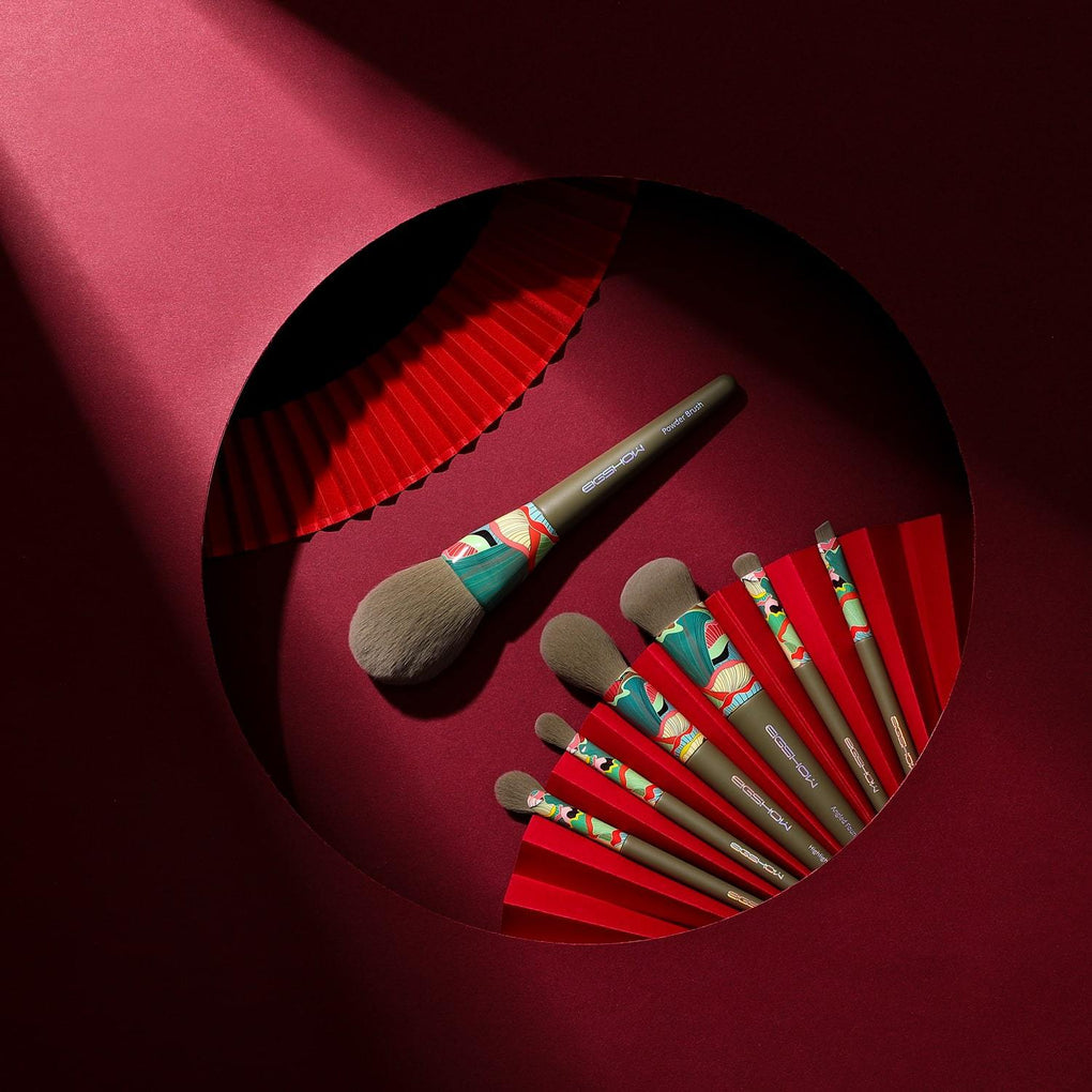 7 PCS GREENER BRUSH KIT WITH ECO-FRIENDLY CARTON CYLINDER BOX