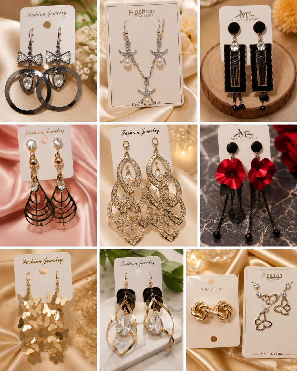 17 pcs imported jewellery sets