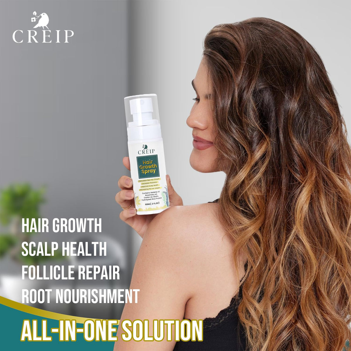 Natural Hair Growth Oil Spray