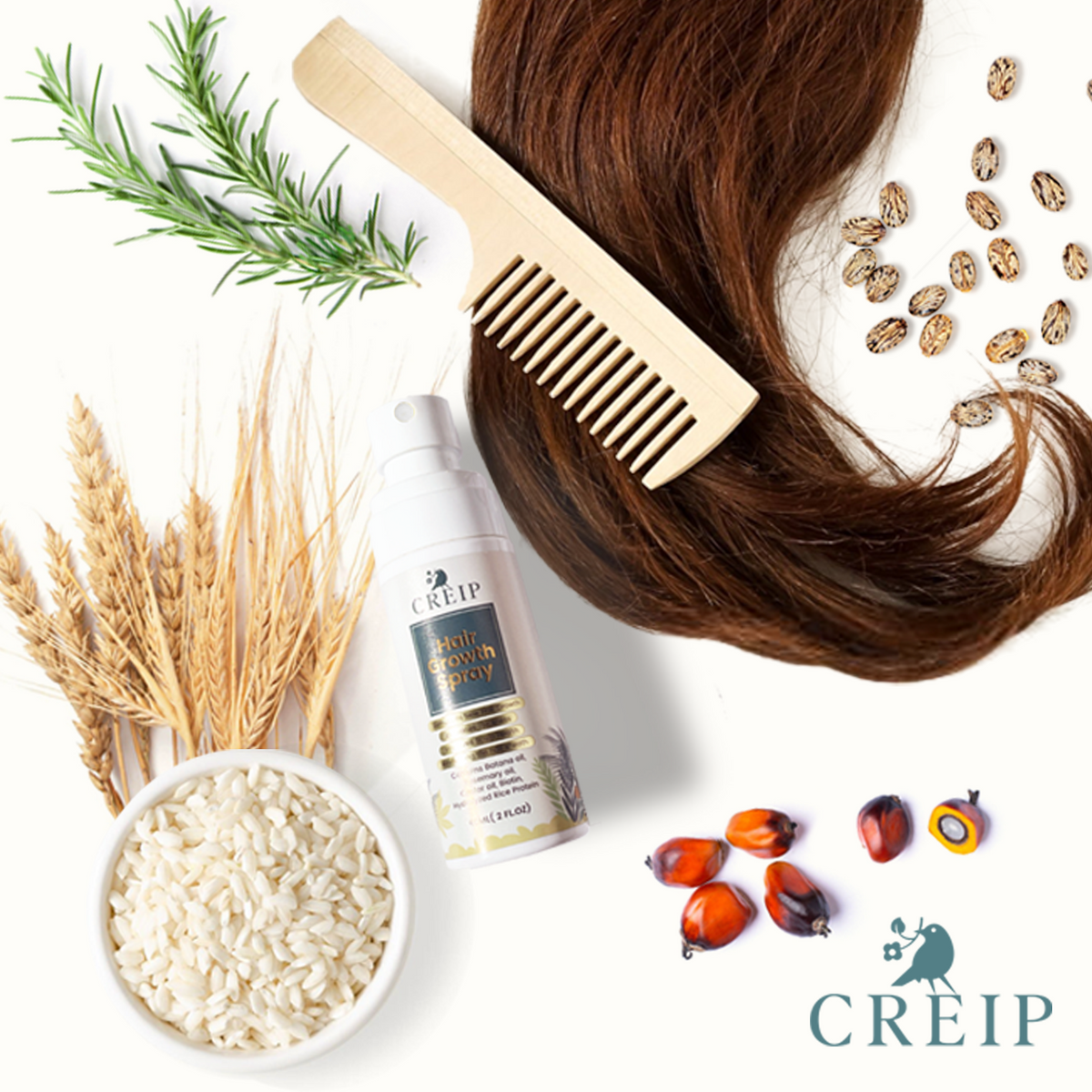 Natural Hair Growth Oil Spray