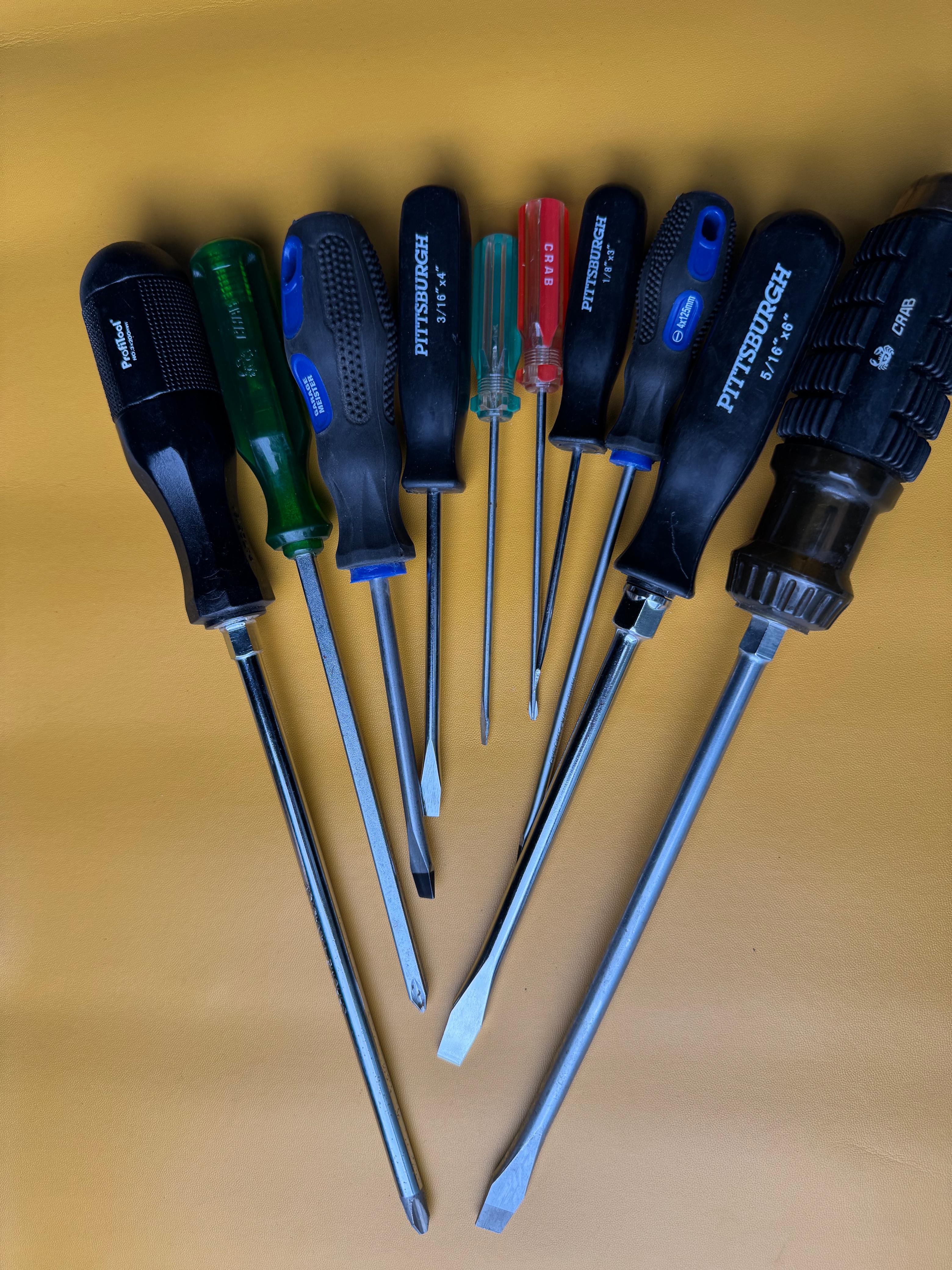 Chrome Vanadium 11 Pcs Screwdriver set